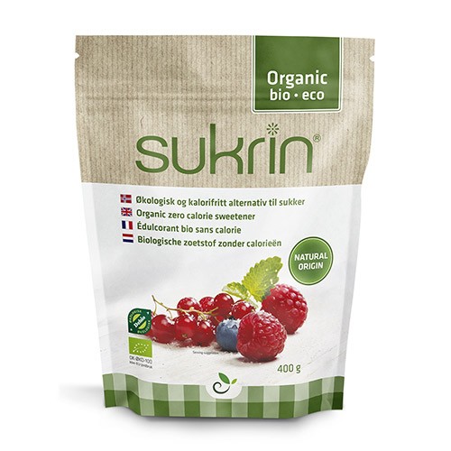 Sukrin Sødemiddel Økologisk - 400 gram - DISCOUNT PRIS