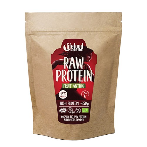 Proteinpulver Frugt RAW Økologisk Superfood - 450 gram - Lifefood