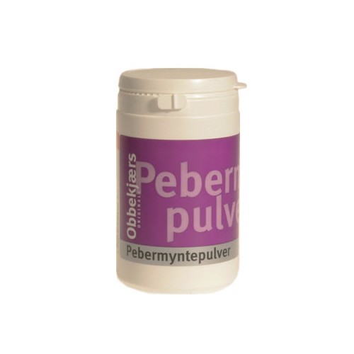 Obbekjærs Pebermyntepulver - 170 gr 