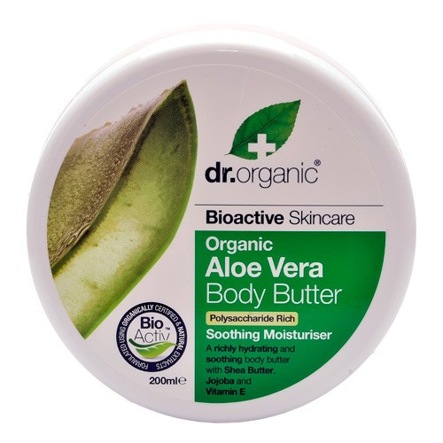 Body Butter, Aloe Vera  - 200 ml - Dr. Organic