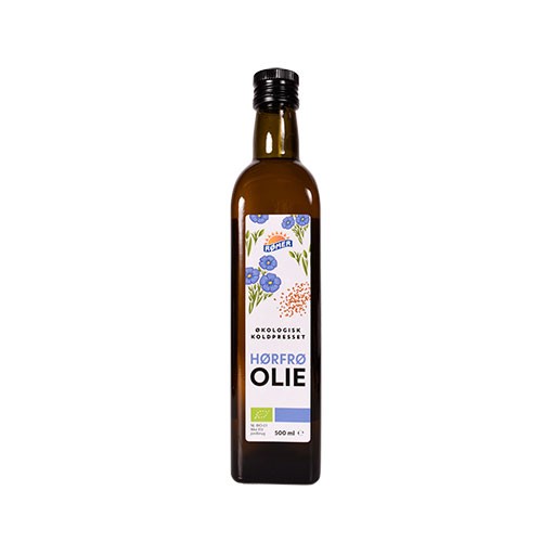 Hørfrøolie Koldpresset Økologisk - 500 ml