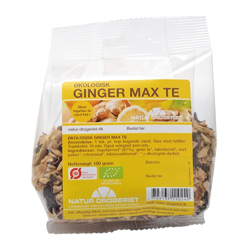 Ginger Max te Økologisk - 100 gram - Natur Drogeriet