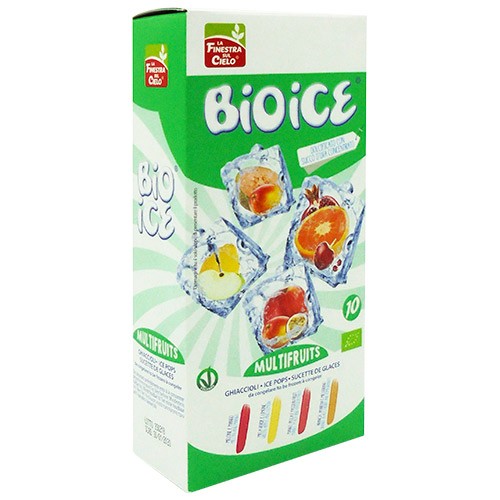 Ice Pops Multifruit (10 stk) Økologisk - 400 ml - Bio Ice