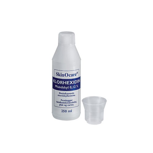 Klorhexidin Mundskyld 0,12% - 250 ml - SkinOcare 