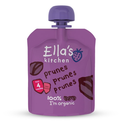 Ellas Kitchen babymos svesker 4 mdr Økologisk - 70 gram