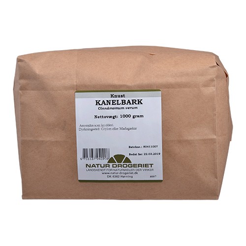 Kanelbark knust ceylon - 1 kg - Natur Drogeriet