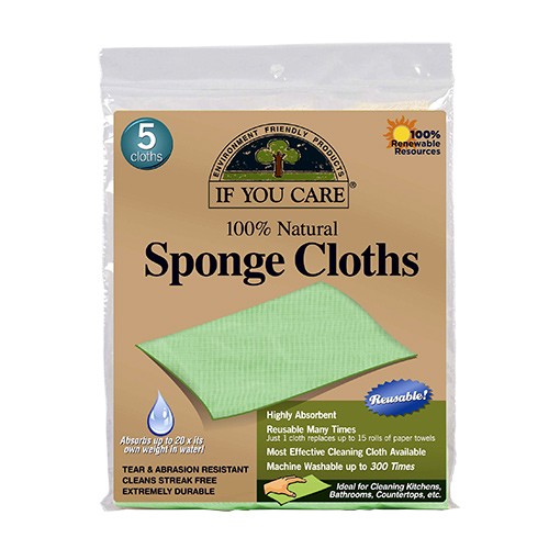 Sponge cloth  - 5 stk  - If you care