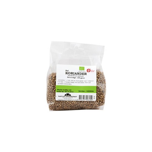 Koriander hel Økologisk - 100 gr - Natur Drogeriet 