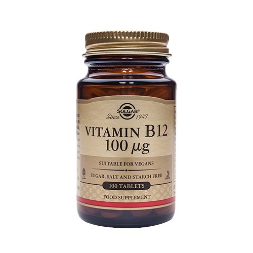 B12 Vitamin 1000mcg - 100 tabletter - Solgar