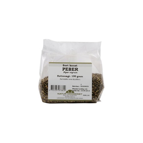 Billede af Peber sort knust - 100 gram - Natur Drogeriet