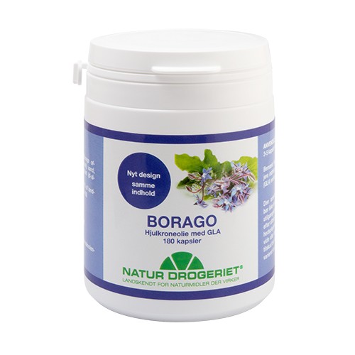Borago hjulkroneolie kapsler 500 mg Økologisk - 180 kap - Natur Drogeriet