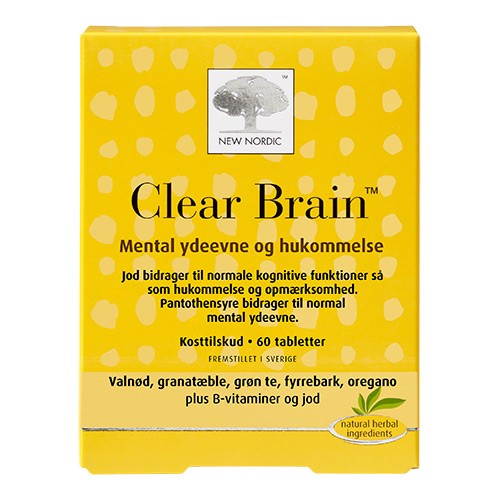 Clear Brain - 60 tab - New Nordic