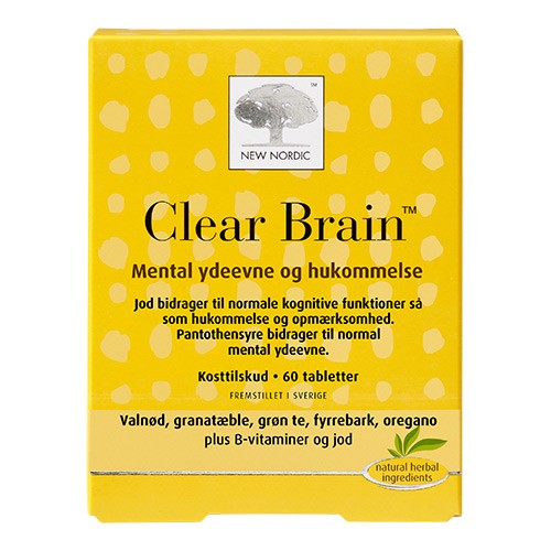 Clear Brain - 60 tab - New Nordic