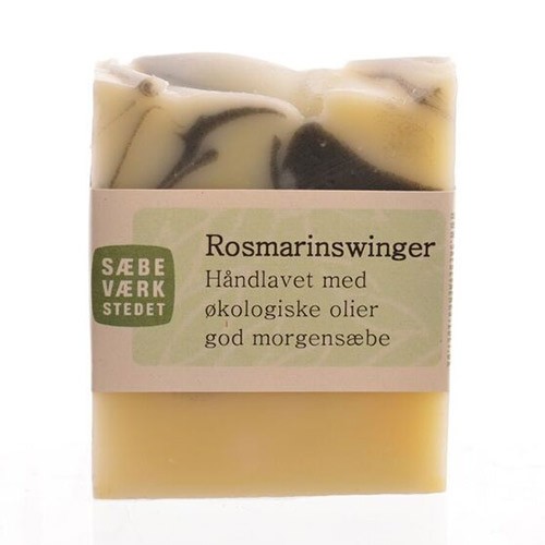 Sæbe Rosmarinswinger Økologisk - 100 gram - Sæbeværkstedet