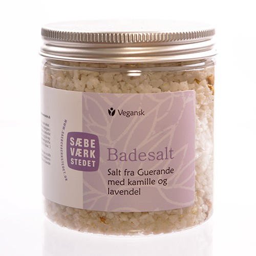 Badesalt Kamille og Lavendel - 200 gr - Sæbeværkstedet