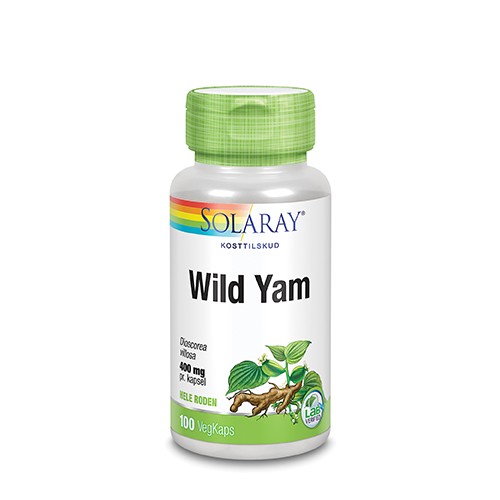 Wild Yam Root 400 mg - 100 kapsler - Solaray