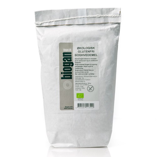 Boghvedemel glutenfri   Økologisk  - 1 kg - Biogan