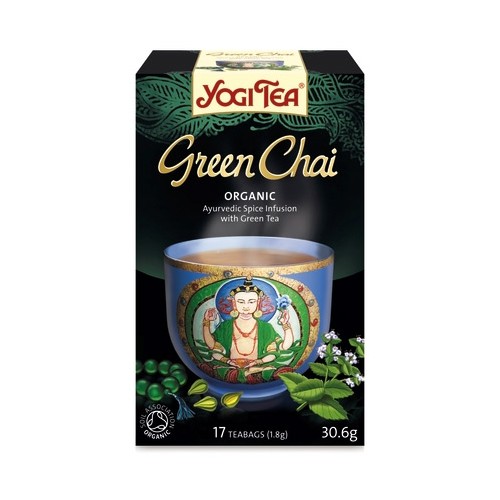 Billede af Green Chai Økologisk - 17 br - Yogi