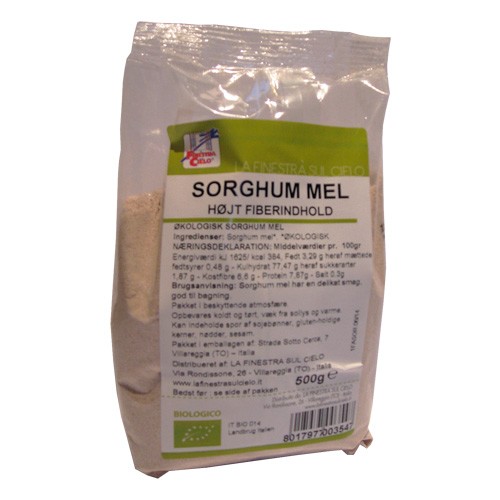 Sorghum mel Økologisk - 500 gram - Finestra Cielo