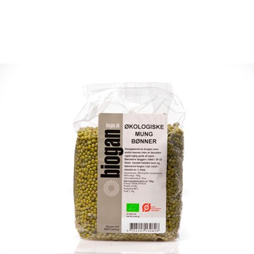 Mung bønner Økologisk - 750 gr - DISCOUNT PRIS