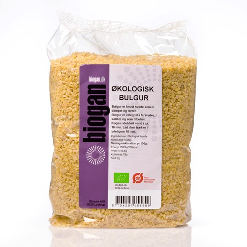 Bulgur fuldkorn Økologisk- 1 kg - Biogan 