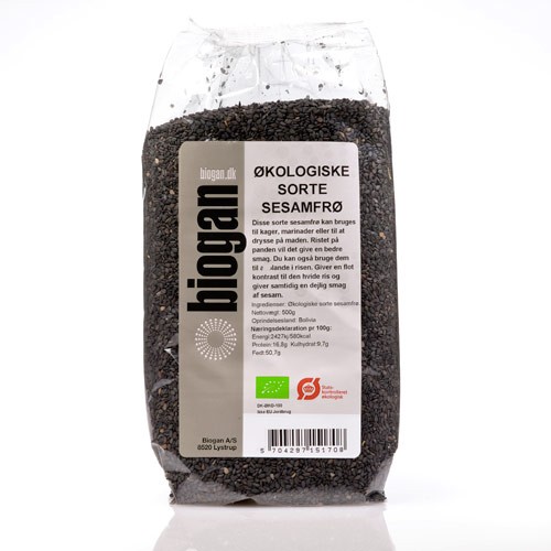Sesamfrø sorte Økologisk- 500 gram - Biogan  