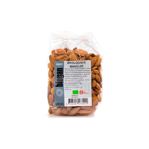 Mandler Økologisk - 200 gram - Biogan