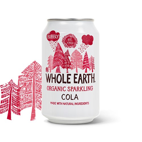 Cola i dåse Økologisk Whole Earth - 330 ml - DISCOUNT PRIS