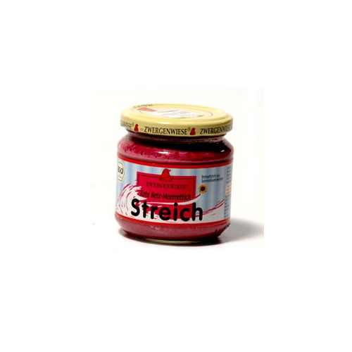Veg. smørepålæg rødbede/peberrod Økologisk - 180 gr - Biogan 