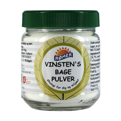 Bagepulver Vinsten   Økologisk  - 115 gram - Rømer