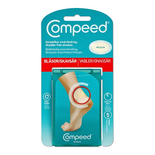 Vabel plaster medium - 5 stk - Compeed