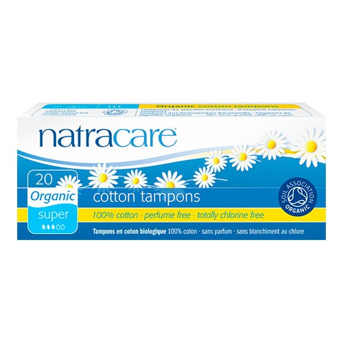 Tampon Super Økologisk- 20 stk - Natracare 