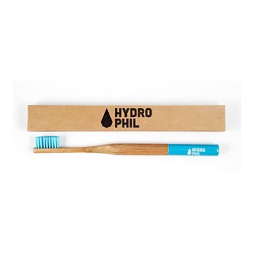 Tandbørste bambus blå - 1 styk - HydroPhil