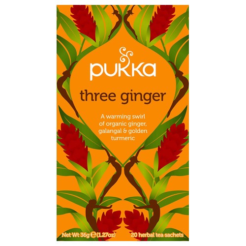 Three Ginger tea Økologisk- 20 br - Pukka 