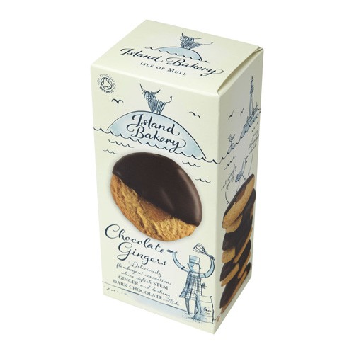 Chocolate Gingers cookies Økologisk- 150 gram - Island Bakery