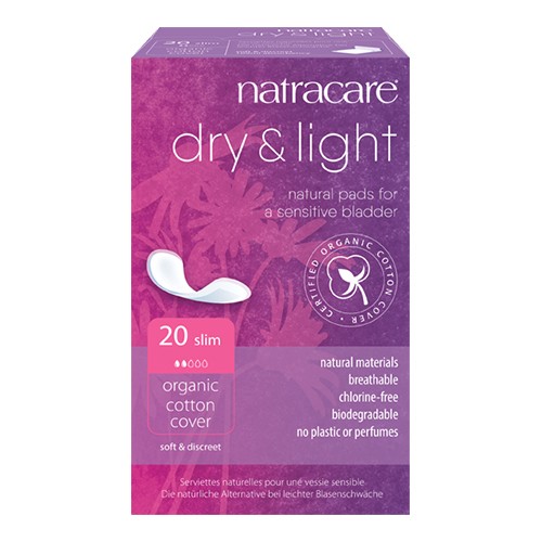 Billede af Dry & Light (inkontinens) - 20 stk - Natracare