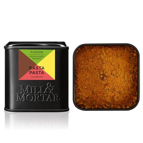 Rasta Pasta krydderiblanding Økologisk - 55 gr - Mill & Mortar