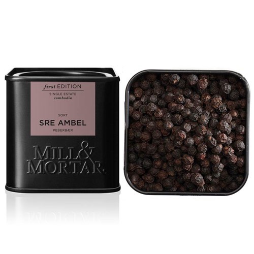 Sort peber Sre Ambel - 50 gr - Mill & Mortar