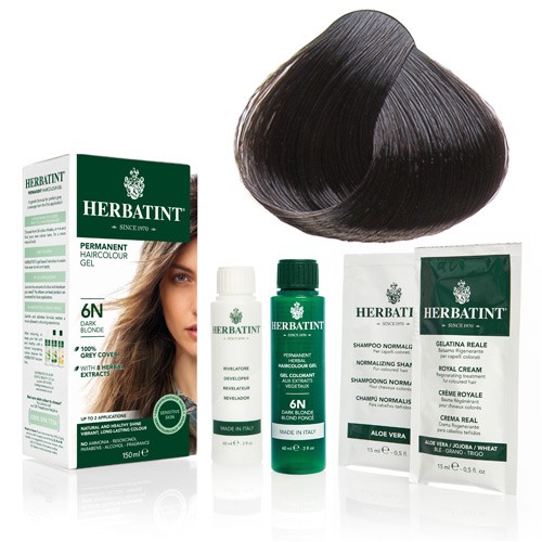 3N hårfarve Dark Chestnut - 135 ml - Herbatint 