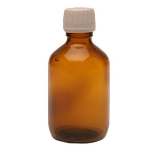 Flaske m. låg - 200 ml 