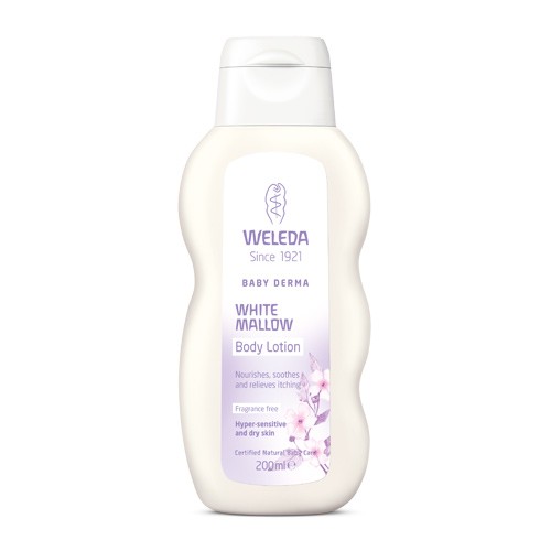 Bodylotion White Mallow  - 200 ml - Weleda Baby 