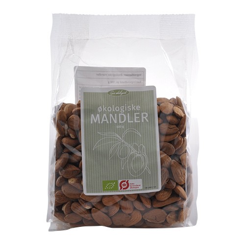 Mandler Økologisk  - 500 gram - Spis Økologisk
