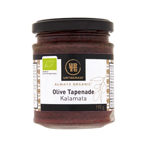 Tapenade Olive kalamata   Økologisk  - 190 gram - Urtekram