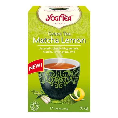 Green tea Økologisk matcha lemon organic - 17 breve - Yogi Tea