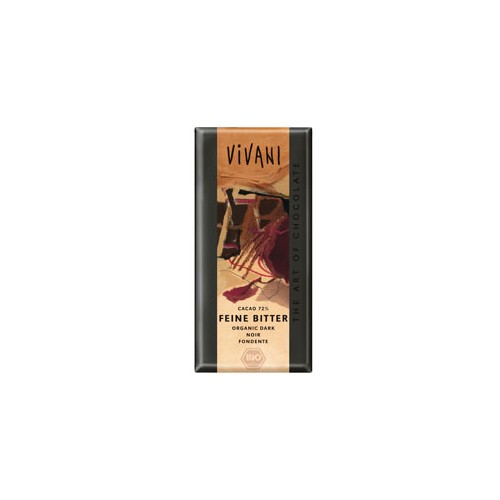 Vivani chokolade bitter 71 % Økologisk- 100 gram