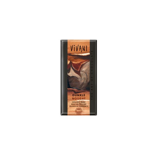 Vivani mørk nougat Økologisk - 100 gram