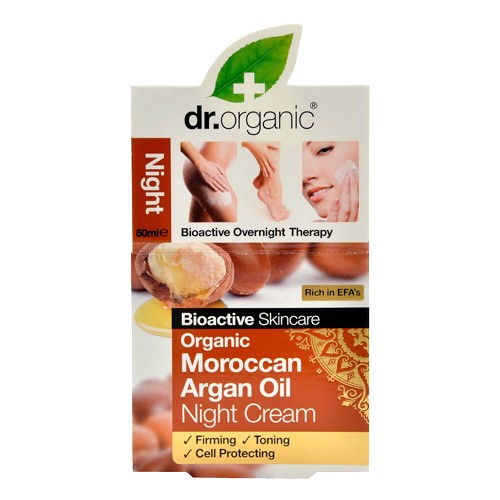 Night cream argan - 50 ml - Dr. Organic  