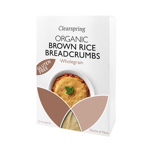 Rasp af brune ris Økologisk brødkrummer - 250 gram - Clearspring