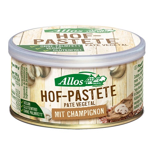 Billede af Smørepålæg Champignon Økologisk - 125 gram - Allos