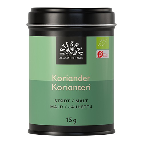 Stødt koriander Økologisk - 25 gr - Urtekram